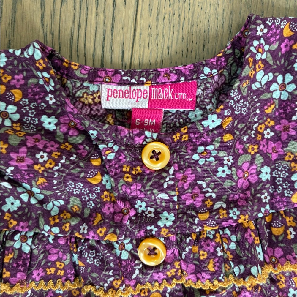 Baby Girl Clothing Bundle 6-9 months - Floral, Yellow, and Pink 11 items - Picture 7 of 16